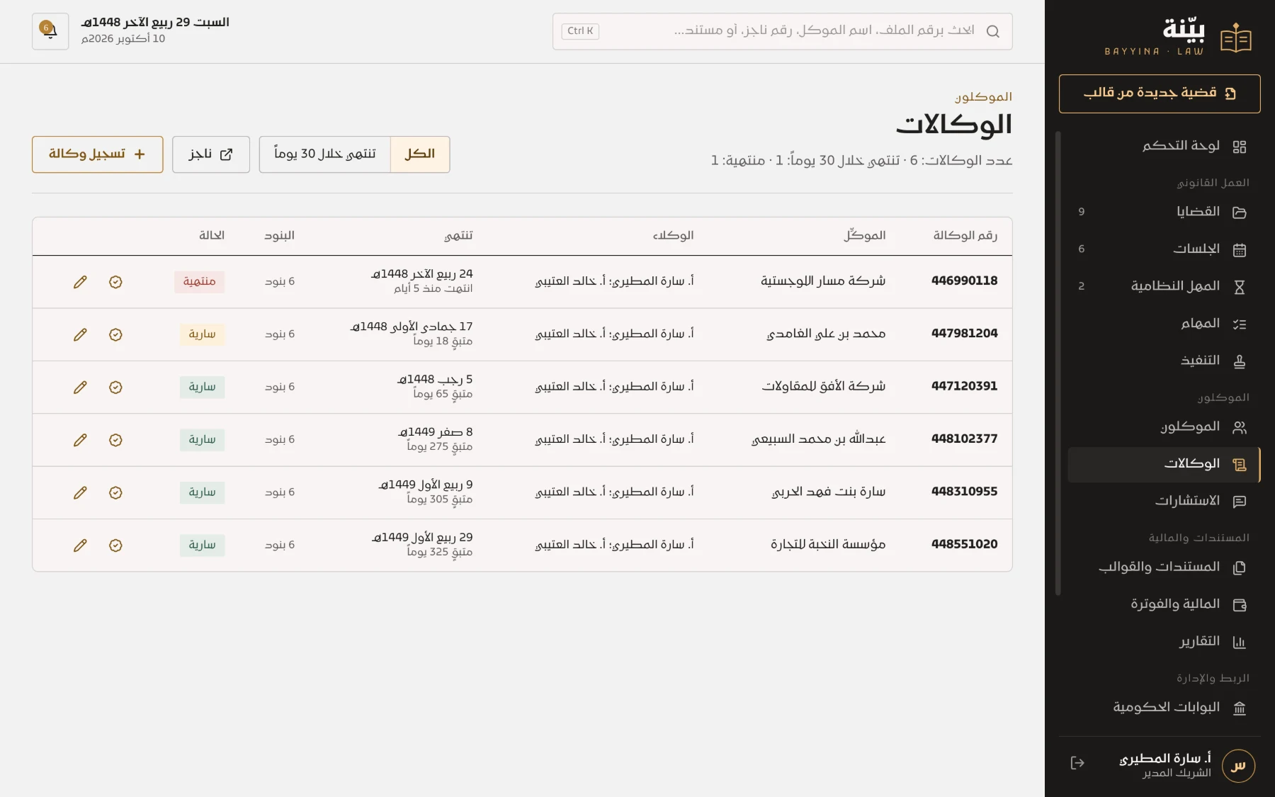 الوكالات